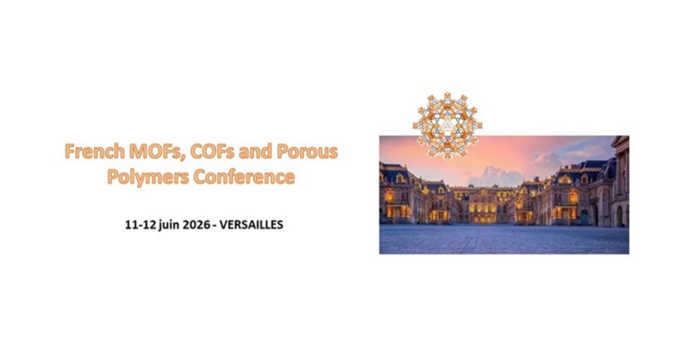 French MOFs, COFs and Porous Polymers Conference - MaTerRE